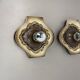 Set of Two POP ART Ceramic Fat Lava Wall Lights by ARO Lights Germany 1970s