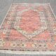 Jihangie wool and silk oriental carpet : 1.28 x 1.90 m
