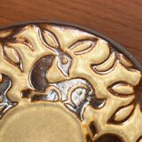 Bols et porte-bougie en poterie d'atelier danoise du milieu du siècle moderne de Michael Andersen Keramik, années 1960, lot de 3