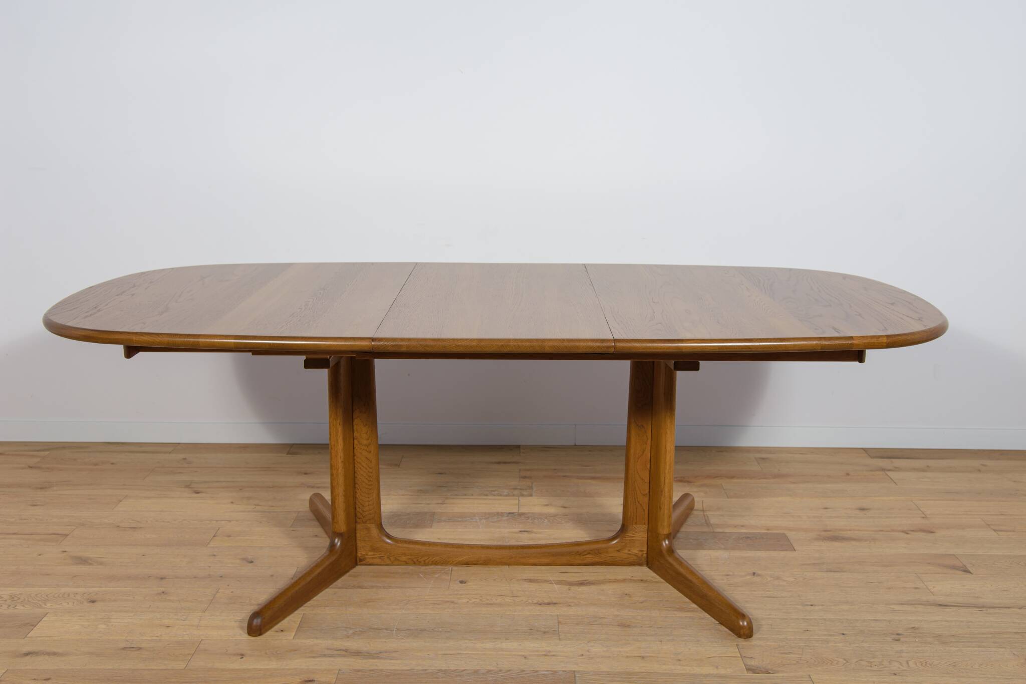 Mid-Century Oak Extendable Table by N. O. Møller for Gudme Furniture Factor