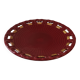 Plat ajouré Saint-Clément par Blanche Letalle mid-Century D 35 cm