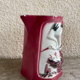 Pitcher in slip of saint-clément, storks model