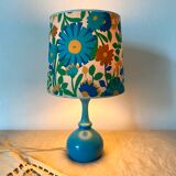 Vintage lamp flowers 70s