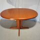 Scandinavian extendable oblong table in G Plan teak