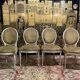 Suite de 4 chaises médaillons de style Louis XVI