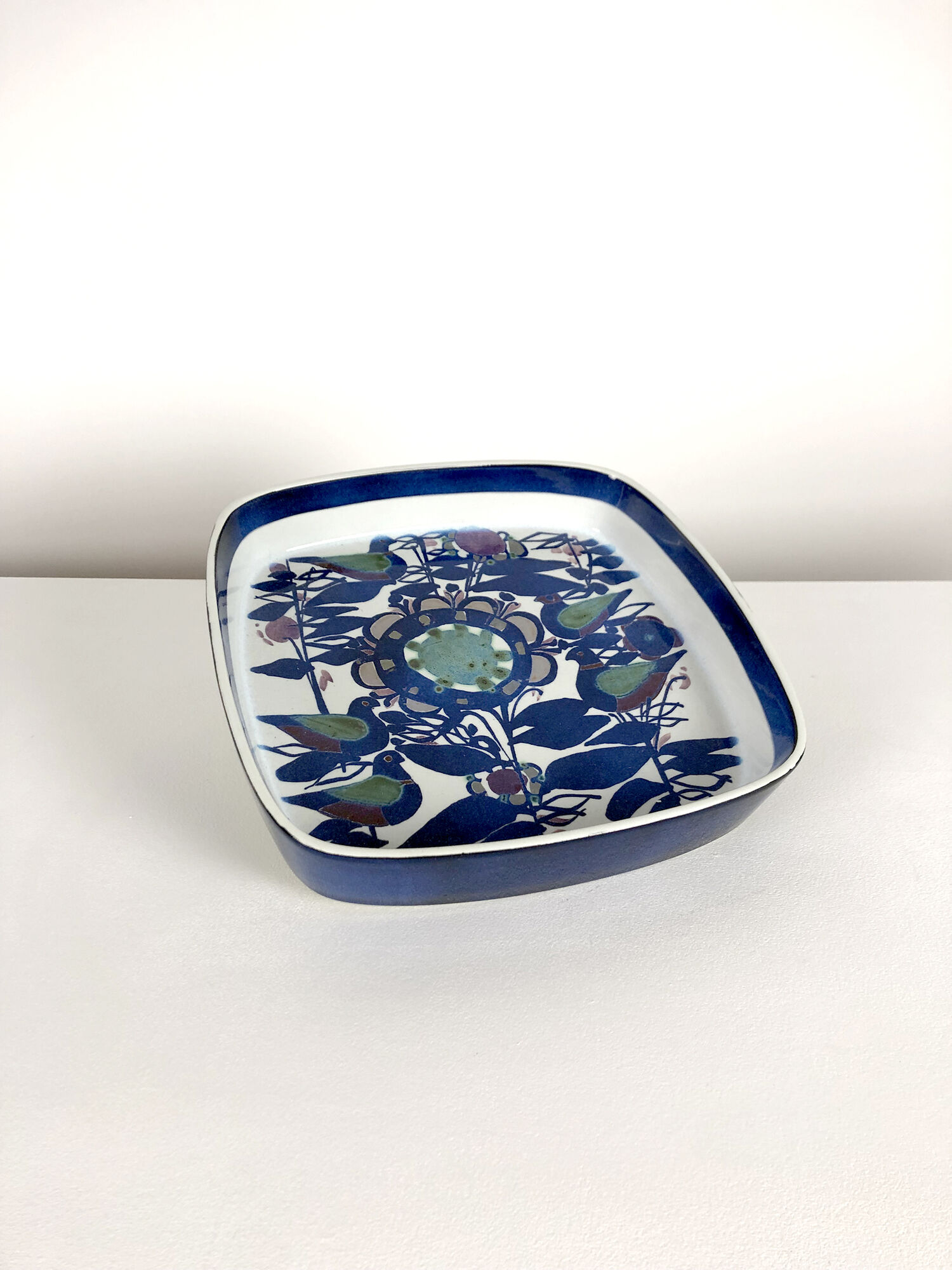 Scandinavian vintage ceramic dish kari christiansen for royal copenhagen