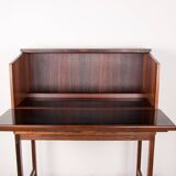 Scriban bar and secretary in Rosewood and Formica by Hans Olsen for CS Mobler 1960.