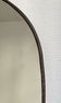 Irregular trapeze mirror organic brass black minimalist 90x140cm