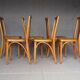 Set of 6 THONET chairs N°732 - 1914 - new canework - Viennese Secession.