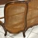 Double wicker basket in Louis XV style, 1950.