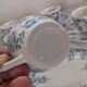 6 cups and saucers Rivanel in vintage 70's opaline