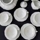 White porcelain tea service from Bavaria Heinrich H&G