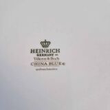 Butter dish Heinrich germany Villeroy and Boch model China blue
