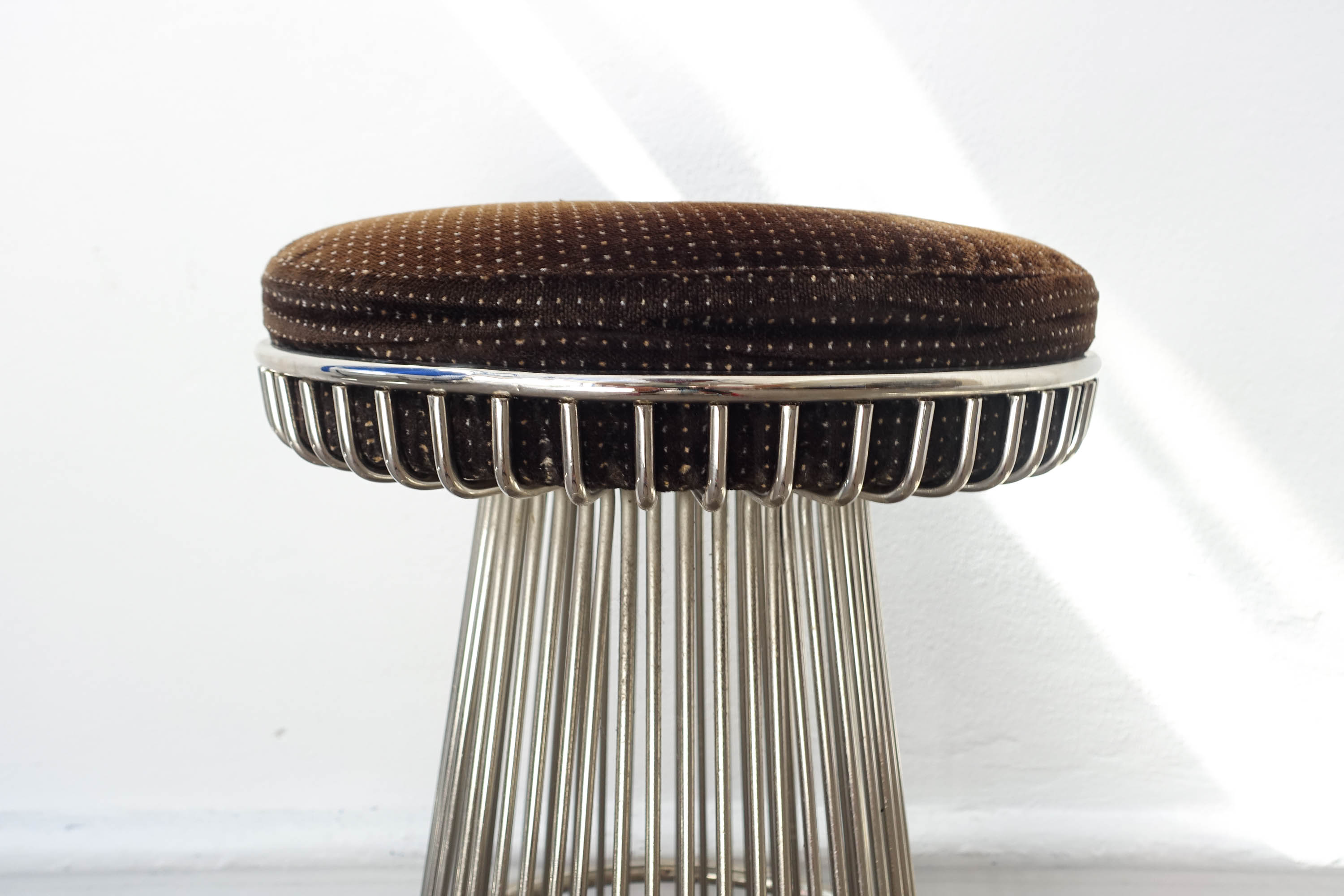 Vintage wire-frame bar stool