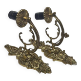 Rococo style sconces, Poland, 1970s, set of 2