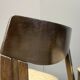 Vintage brutalist dining chairs, set of 5 - 1970s