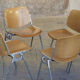 Set of four Piretti chairs for Castelli publishing house 1965'
