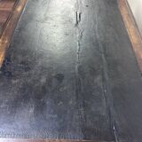 Louis XIII style oak desk stamped Mombro Ainé 19th century