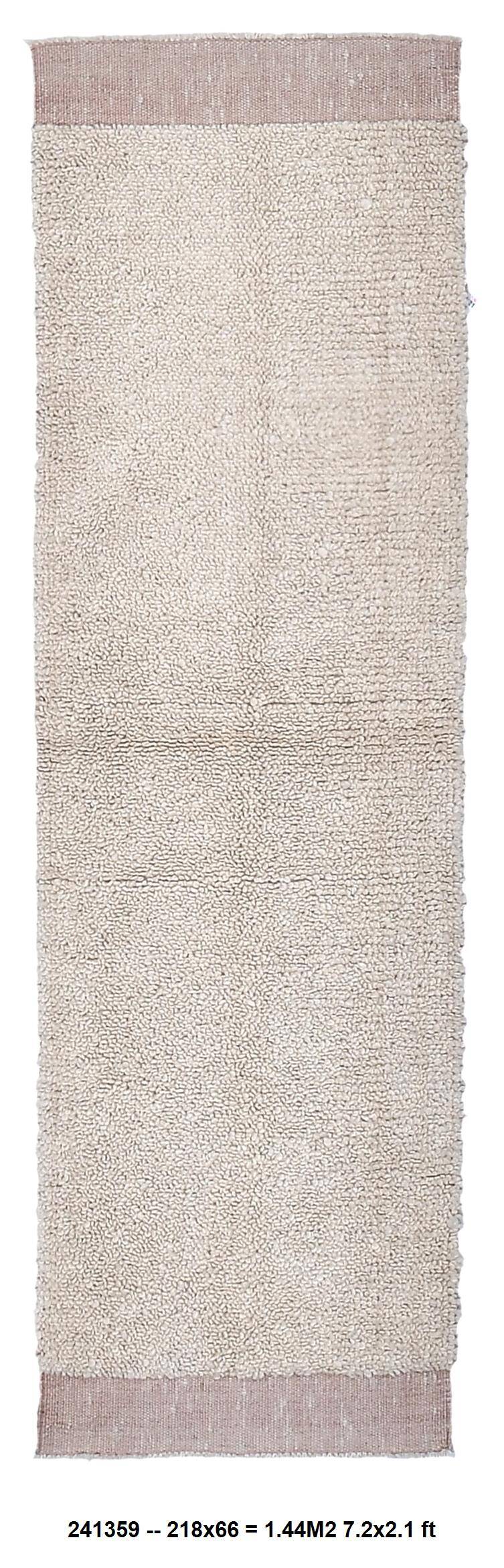 Pink Beige Vintage Runner Rug 66x218Cm SK 241359