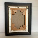 Declercq flowers oil painting frame on canvas