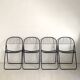 Set of 4 design chairs by Niels Gammelgaard for Ikea, vintage 1980s.