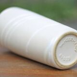 Vintage West Germany 69025 ceramic vase white with iridescent ribbon, collection, decorative vase