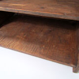 Old atypical wooden shelf
