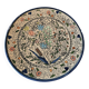 Superb decorative plate in traditional Armenian ceramic, in