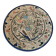 Superb decorative plate in traditional Armenian ceramic, in