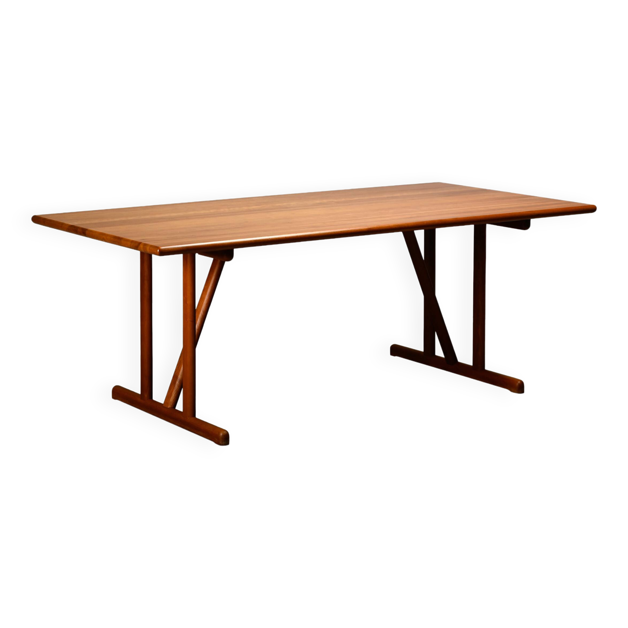 Søren Holst Shaker Dining Table or Desk in solid Cherry Wood, Denmark