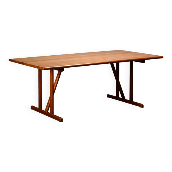 Table à manger ou bureau Søren Holst Shaker en bois de cerisier massif, Danemark