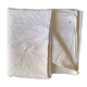 Grande nappe ancienne en coton effet damiers.
