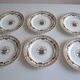 Haviland Limoges porcelain 6 dinner plates "A la corbeille" decor