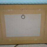 "American Wigeon" lithography with framing