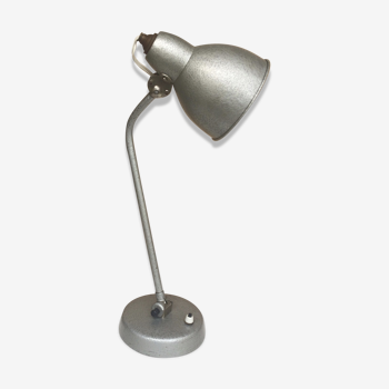 Lampe d'atelier vintage des années 60 Manufrance en tôle galvanisée