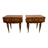 Pair of vintage bedside tables
