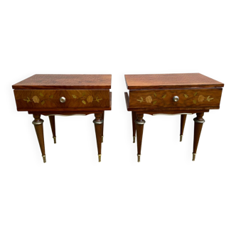 Pair of vintage bedside tables