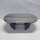 Oval vintage coffee table