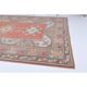 Vintage Turkish hand-knotted wool cotton red area rug 259x351