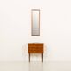 Meuble d'entrée en teck danois avec commode et miroir, années 1960.