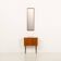 Meuble d'entrée en teck danois avec commode et miroir, années 1960.