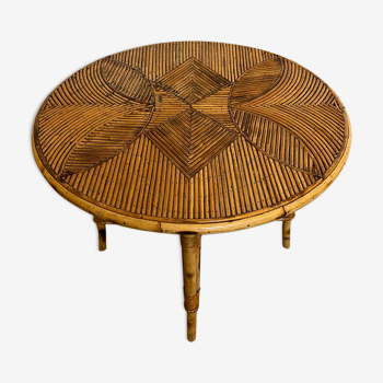 Rattan coffee table