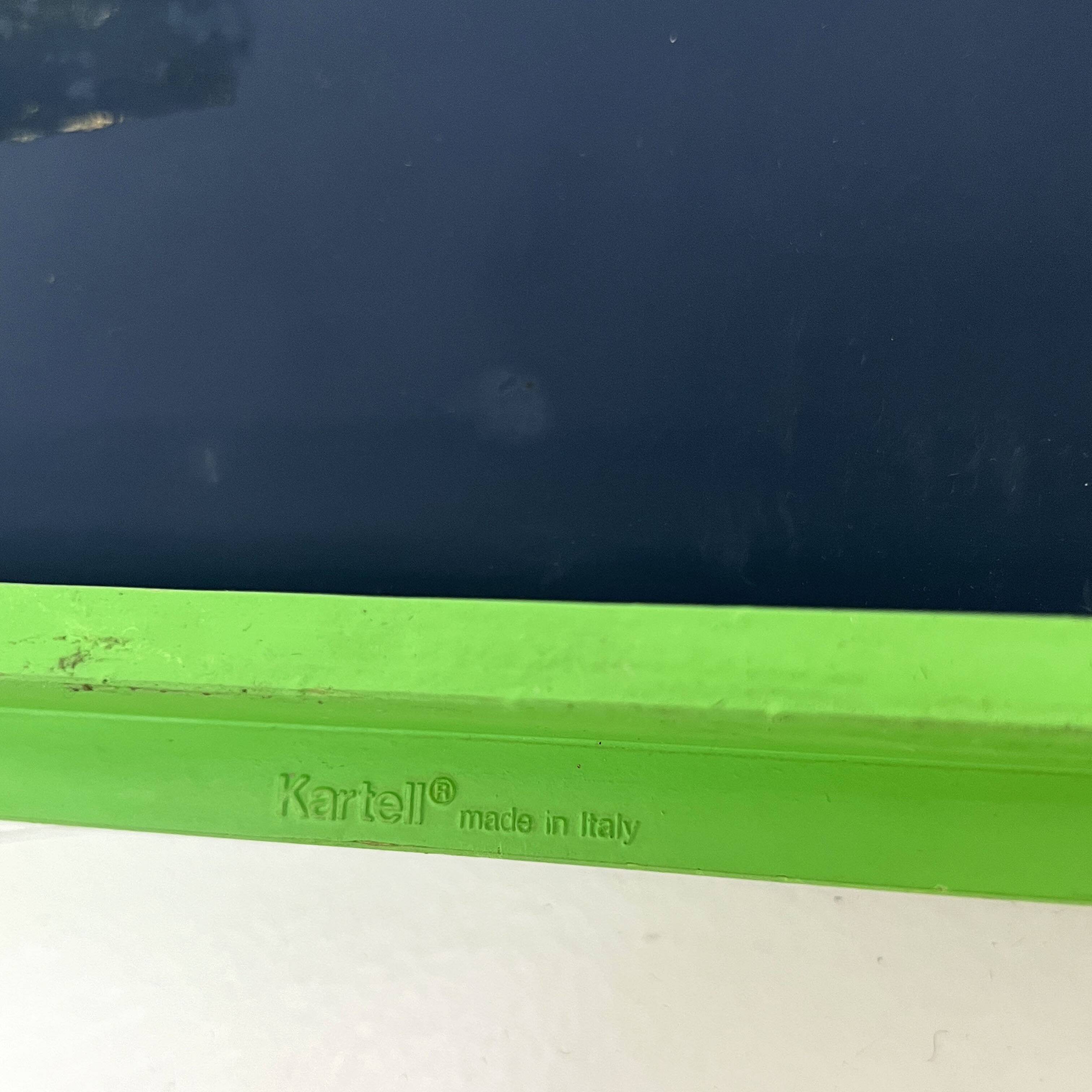 Arched Green Mirror by Anna Castelli Ferrieri for Kartell, 1980