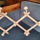 Napoleon III bamboo accordion coat rack 19th century
