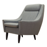 Fauteuil gris, design danois, années 1970, production : Danemark