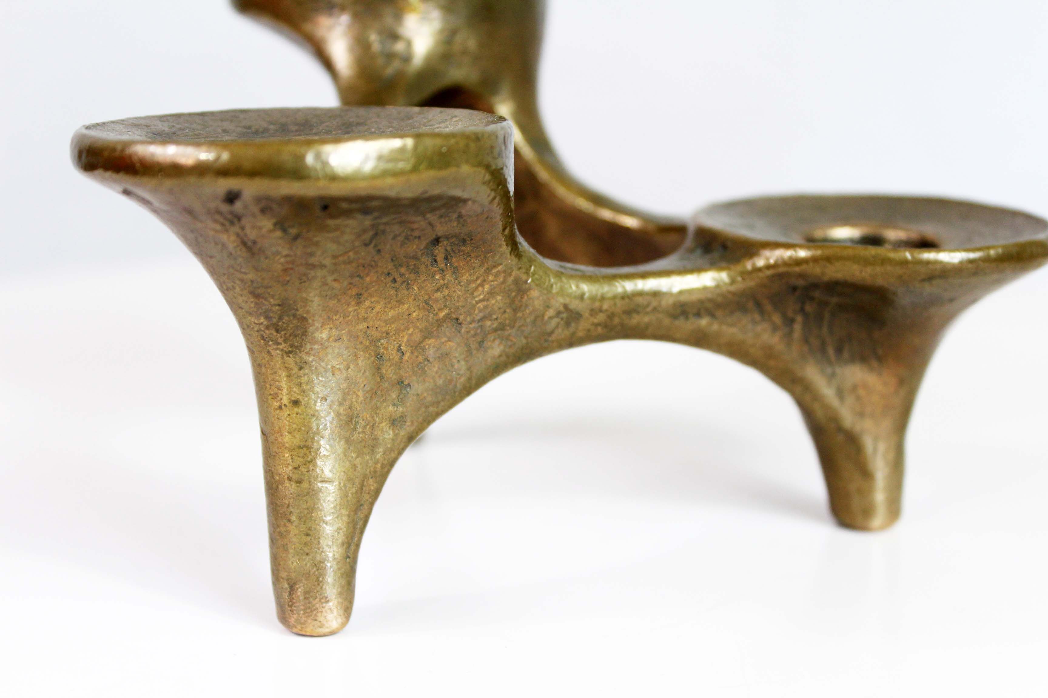 Candlestick brutaliste by Michael Harjes 1960