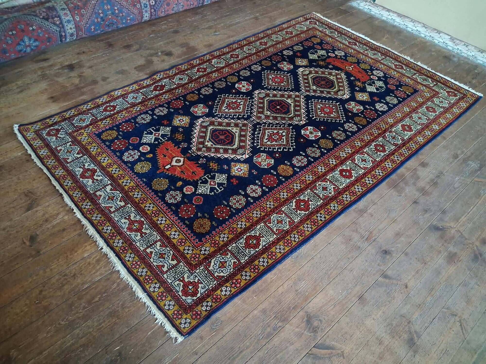 Handmade Caucasian Shirvan rug 229x140cm
