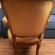 Fauteuil bois et velours
