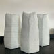 Trio of vintage porcelain vases