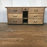 Former trade trade counter furniture store furniture has drawers in oak